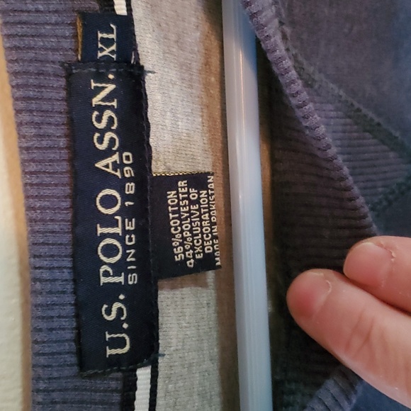 US Polo Association size‎ XL Blue Sweat shirt long sleeve Mens - Picture 3 of 5